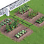 Kit pour zones plantées Claber (40-60 plantes)