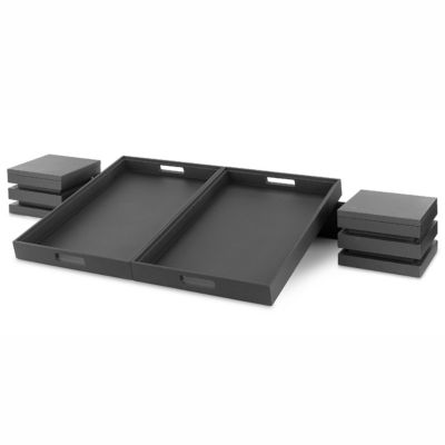 Kit Présentoir Buffet Cubic avec 2 Plateaux 60 x 40 cm - Pujadas