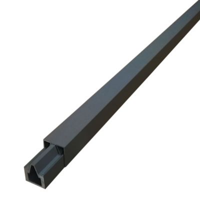 Kit profilés aluminium anthracite pour pose horizontale L.179cm Neva Klikstrom