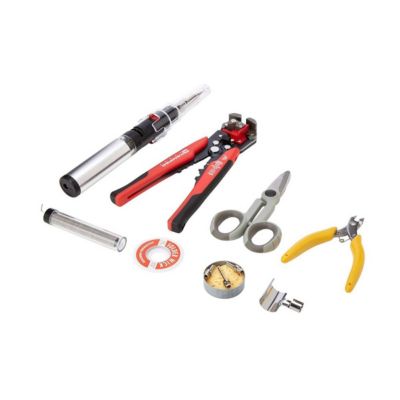Kit Réparation électriques Mini chalumeau à gaz rechargeable Polyvalent Pinces et Accessoires KEMPER