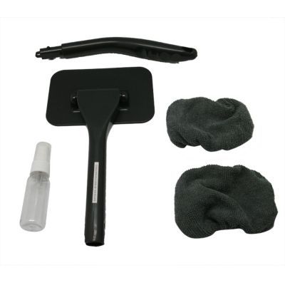 Kit Nettoyage Vitres 2-en-1 - Raclette Et Lavoir Microfibre TRIXES