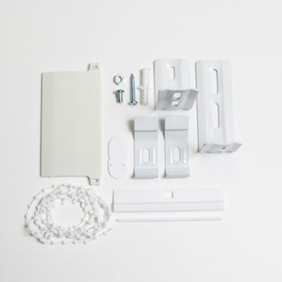 Kit rail et lamelles verticales orientables ouverture latérale blanc l.150 x H.260cm Madeco