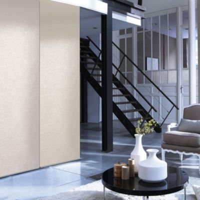 Kit rail et panneau japonais Madeco écru l.220 x H.250cm