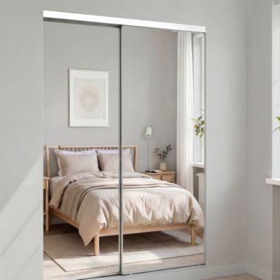 Kit rails de portes coulissantes GoodHome Arius blanc 120 cm