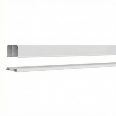 Kit rails de portes coulissantes GoodHome Arius blanc 180 cm