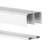 Kit rails de portes coulissantes GoodHome Arius blanc 270 cm