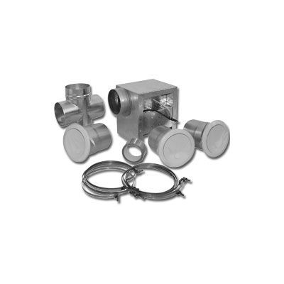 Kit récupérateur d'air chaud pour 3 à 5 pièces, 350 m³/h max, Autogyre
