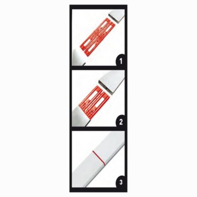 Kit règles de maçon 4 x 1 mètre Ocai Fixaluminium + 3 adaptateur et sacoche de rangement