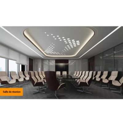 Kit Ruban LED 230v 10M blanc froid 6000K étanche IP67 avec fixations fournies, intérieur et extérieur