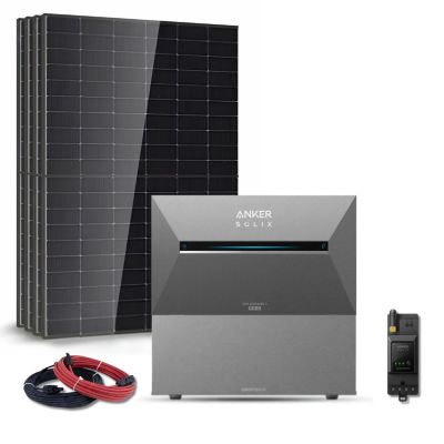 Kit solaire 1840Wc DMEGC - Batterie Anker 5,36 kWh