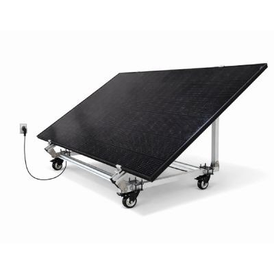 Kit Solaire KATEZER Connecté 420W - Prêt à Brancher - PV Bifacial - Installation Facile - Suivi Direct - Pose : Sol, Mur, Balcon