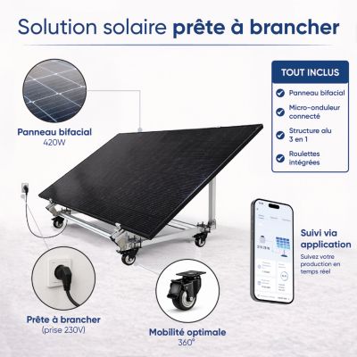 Kit Solaire Starlight Sol Expert 40295 – Phare Solaire Autonome Pour Jardin, éclairage Extérieur, Contenu 1 Pièce