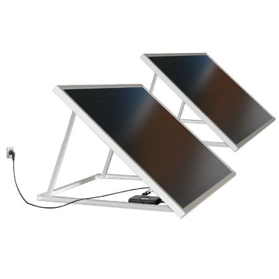 Kit Solaire KATEZER Connecté 840W - Prêt à Brancher - PV Bifacial - Installation Facile - Suivi Direct - Pose : Sol, Mur, Balcon