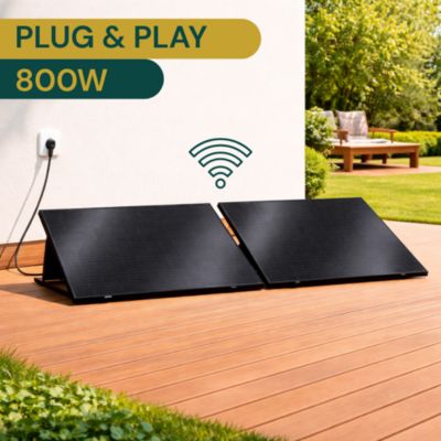 Kit solaire Plug and Play 800W Autoconsommation Full Black