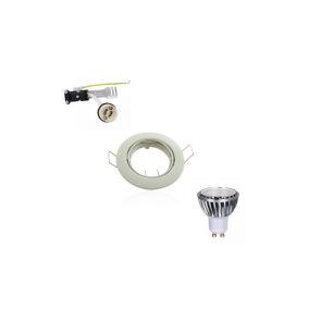 Kit Spot LED GU10 5W COB équivalent 50W Dimmable