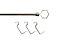 Kit Tringle à rideau GoodHome extensible ⌀16/19mm Long.120/210cm argent