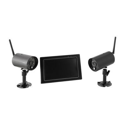 Kit vidéosurveillance intérieur et extérieur - 2 caméras Chacon 1080P - 4 canaux - 2 To