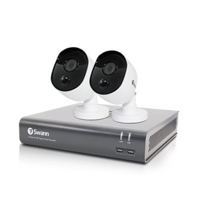 Kit vidéosurveillance intérieur et extérieur - 2 caméras Swann 1080P ...
