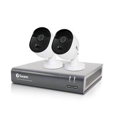 Caméra de sécurité IP intérieure / extérieure sans fil HD 1080p Swann sans  fil avec détection TrueDetect - Blanc
