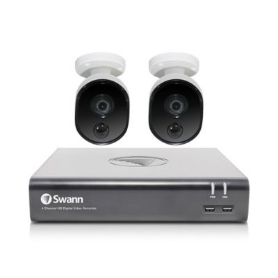 Kit vidéosurveillance intérieur et extérieur - 2 caméras Swann 1080P ...