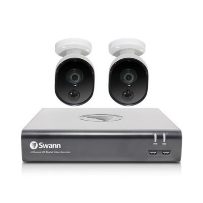 Kit vidéosurveillance intérieur et extérieur - 2 caméras Swann 1080P - 4 canaux - 1 To