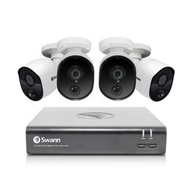 Kit vidéosurveillance intérieur et extérieur - 4 caméras Swann 1080P ...