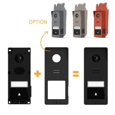 Kit visiophone sans fil connecté Wave 3 + coque gris titane