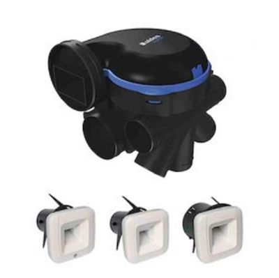 Kit VMC simple flux EasyHome Hygro Classicc avec Bouches BDH ELEC-ALD-11033531