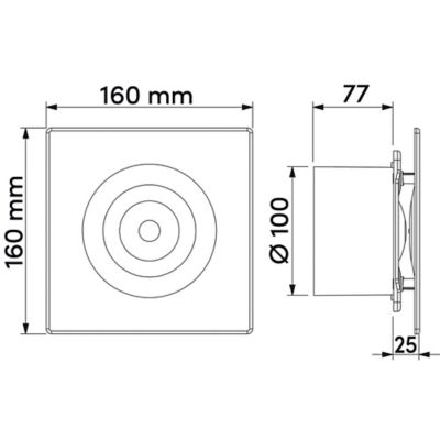 Kit VMC simple flux Solo VMC ø100 mm Autogyre