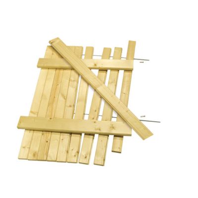 Kit volet battant en bois 57,5 x h.235 cm