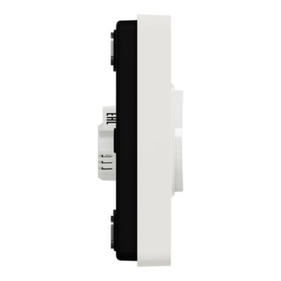 Kit volet roulant avec 2 interrupteurs va-et-vient + passerelle wifi + 2 plaques de finition simples Schneider Electric Odace Wiser blanc
