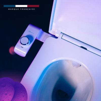 Kit WC Japonais - Jet réglable & Buse Autonettoyante - Robinet 3 Voies Inclu - Kit complet Toilettes Japonaises (Brevet Déposé)