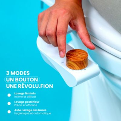 Kit WC japonais à poser - Bidet BOKU - autonettoyant - non électrique