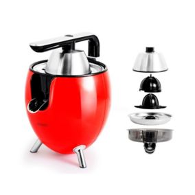 Kitchencook - Presse Agrume électrique  550ml - 2 Cônes De Pressages - Bras Articulé - Bec Verseur - Filtre Acier Inoxydable