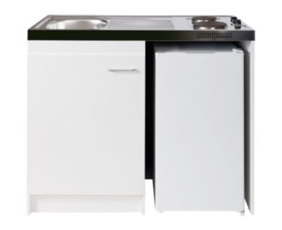 Kitchenette complète électrique blanc H.96,5 x l.120 cm