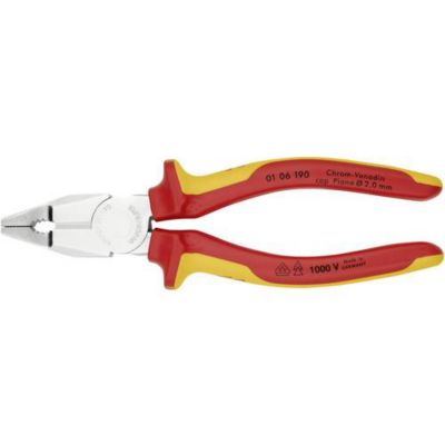 Knipex 01 06 190 Pince universelle VDE 190 mm DIN ISO 5746 DIN EN 60900