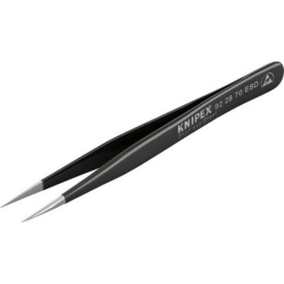 Knipex 92 28 70 ESD - Pince brucelle de précision pointue 110 mm