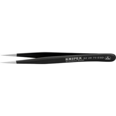 Knipex 92 28 70 ESD - Pince brucelle de précision pointue 110 mm