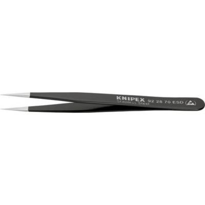 Knipex 92 28 70 ESD - Pince brucelle de précision pointue 110 mm