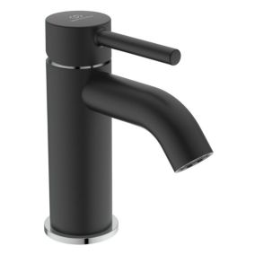 KOLVA mitigeur lavabo monocommande, noir mat (BD026U4)