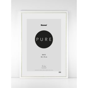 Komar Cadre en bois Elegant White 50 x 70 cm