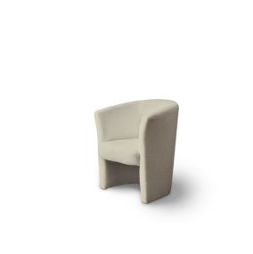 Kori - fauteuil cabriolet - en tissu bouclette tendance - Lisa Design