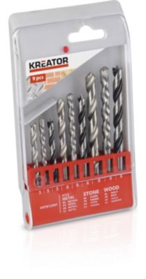 Kreator Assortiment de 9 forets mixtes