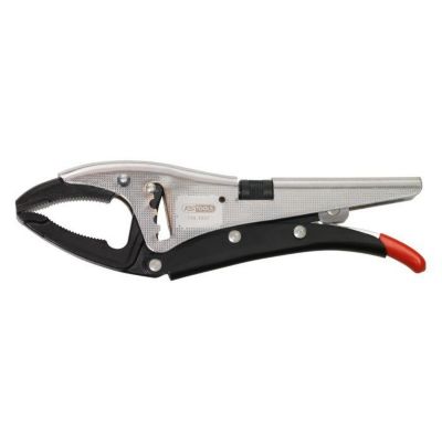 KS Tools - 115.1037 - Pince étau à crémaillère 10", bec long 0-85 mm