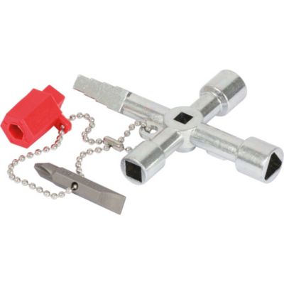 KS Tools - 130.1020 - Clé universelle pour armoire éléctrique chaîne courte