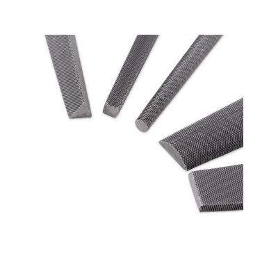 KS Tools - 140.3000 - Jeu de 5 limes emmanchées demi-douces de différentes formes