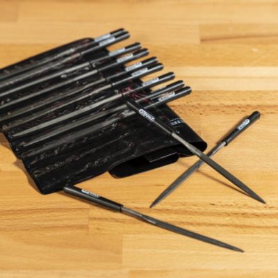 KS Tools - 140.3050 - Jeu de 12 limes à aiguilles, L.145 mm