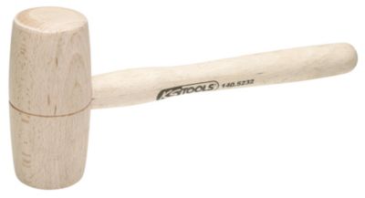 KS Tools - 140.5231 - Maillet bois 100g - tête diamètre 40mm - avec manche frêne galbé
