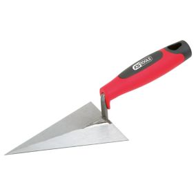 KS TOOLS - 144.0235 - Truelle triangulaire - lame acier - manche bi-composant - 160 mm