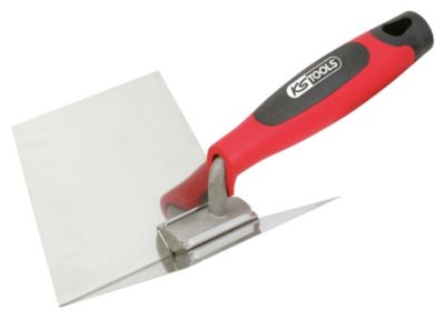 KS Tools - 144.0240 - Truelle d'angle intérieur - lame flexible inox - manche bi-composant - 100x125mm